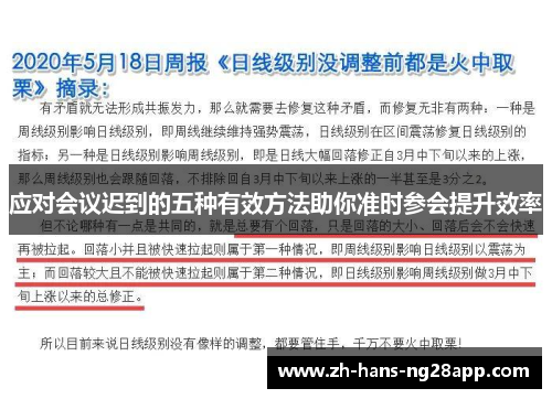 应对会议迟到的五种有效方法助你准时参会提升效率
